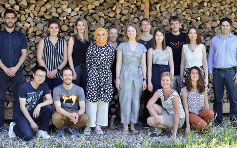 Group photo of the proteomics platform team