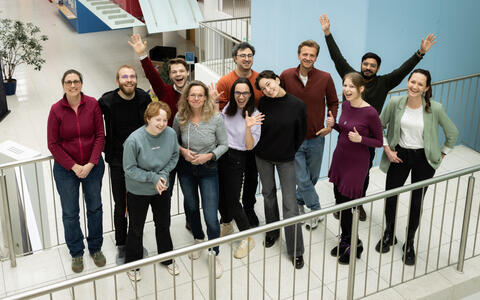 Group picture of the de la Rosa Lab