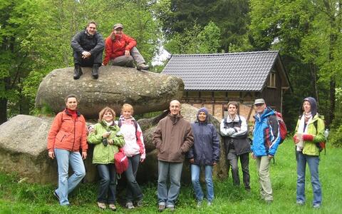 The group in Brocken in May 2010