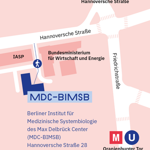 location map MDC-BIMSB